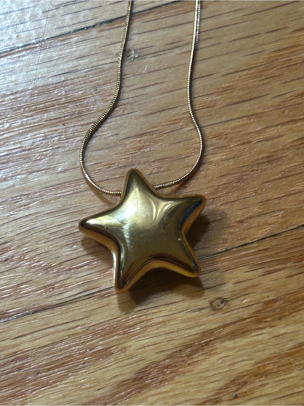 Gold Star Pendant Necklace